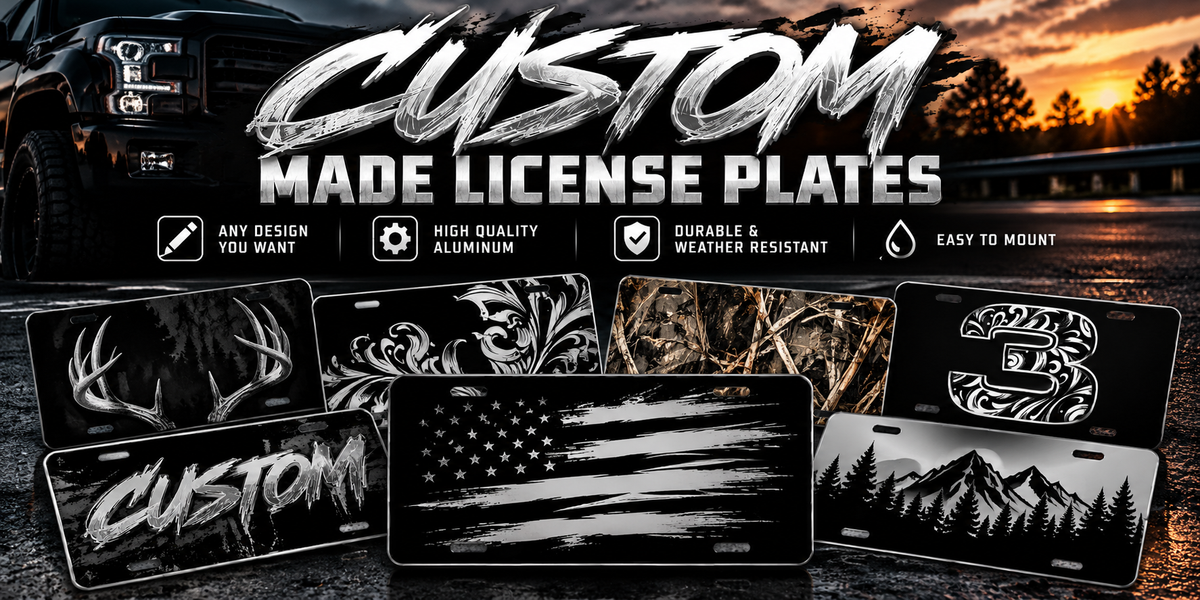 Custom Made License Plates