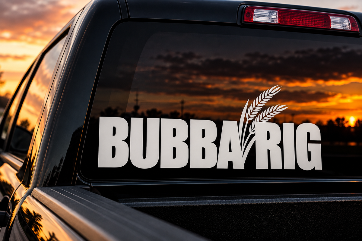 Bubba Rig w/ Wheat - DECAL