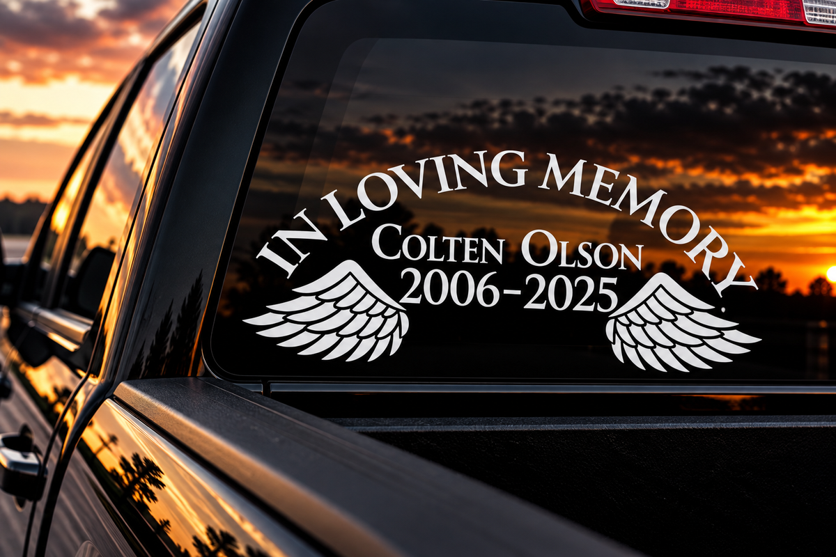 For Colten Wings - DECAL