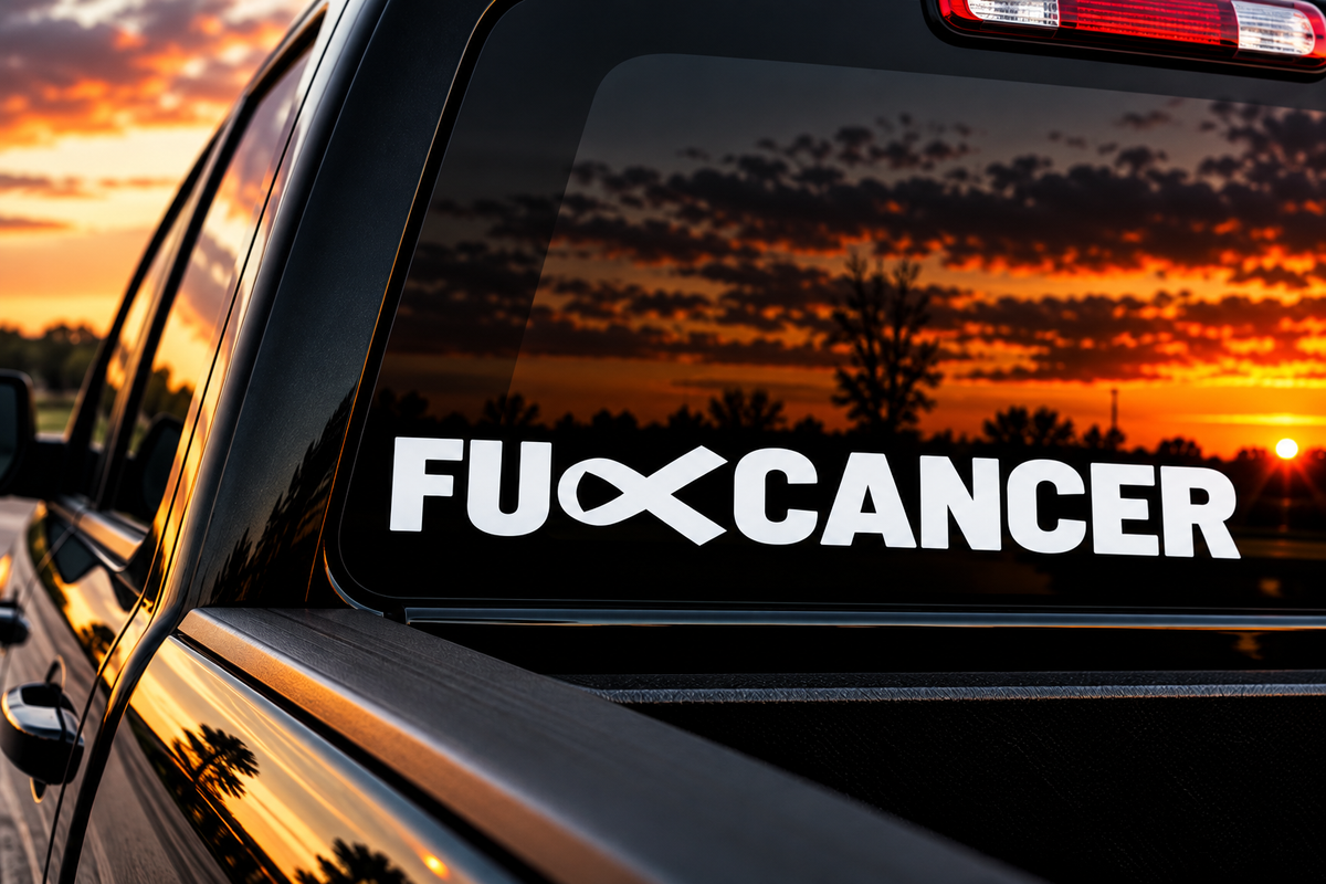 FUCK CANCER - DECAL